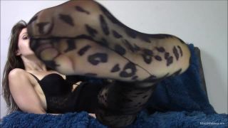 free porn video 21 Miss Melissa - Animal Print Pantyhose Tease - pov - femdom porn adult diaper fetish-7