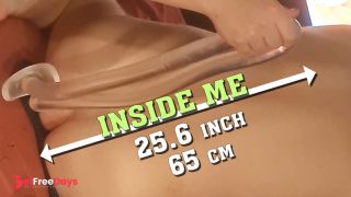 Very deep anal. She reached her stomach. First try.-9