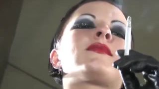 Movie title Miss Ramona leather smoking fetish-6