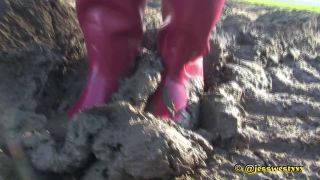 whores_are_us In The Mud In My Wellies - Boot Fetish-1