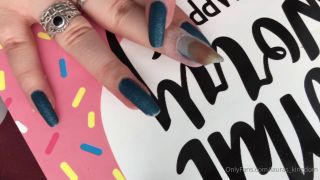 LaLaLaura aka lauras_kingdom - 10-12-2020 OnlyFans Video - Nail_Art_Kays Claw Talk Test video LaLaLaura fetish-5