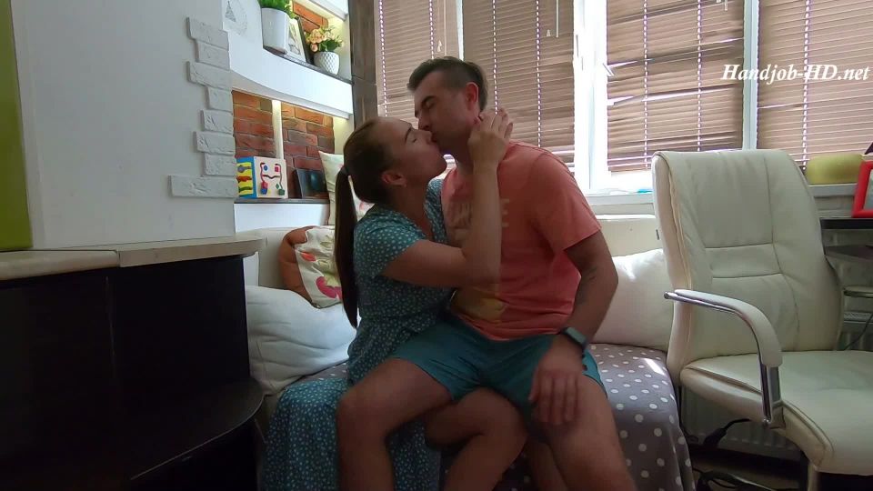 free xxx video 2 Sensual Kisses On His Chin Make Him Cum – Sexy Janin – HandJob on handjob porn indian feet fetish