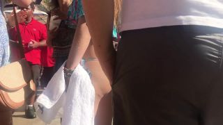 CandidCreeps 832 Thong Sneaky Pool Party Candid Creep Bikini -5