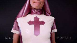 online porn clip 3 Eva de Vil - Cum Offering for Latex Goddess on fetish porn femdom bi slave-5