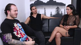 Kylei Ellish - My first threesome with two guys where my camerawoman enjoyed it more than me. These friends fucked 720P - Curvy-6