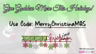 adult clip 4 Goddess Christina - Day 6 Frosty Little Cum Eater: Twelve Days of Christina, amirah adara femdom on cumshot -9