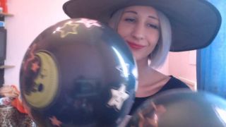 cuteblonde666 Blowing balloons for Halloween fun - Halloween-8