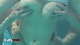 Suzuna Komiya - Hot Japanese Blowjob by the Pool: Suzuna Komiya's Big Tits Tease Before Intimate Oral Deli-0