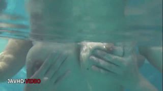 Suzuna Komiya - Hot Japanese Blowjob by the Pool: Suzuna Komiya's Big Tits Tease Before Intimate Oral Deli-3
