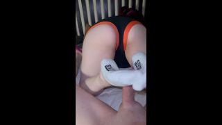 Male Moaning Girlfriend Gives Vans Sock Job and I Cum on Them!-1