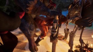 Duff Master - Lara Croft Monster Anal Furry Hentai Cartoon-7