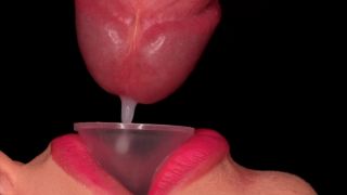 CLOSE UP BEST Milking MOUTH Made You CUM Through The FUNNEL! CUM FEEDIN.-6