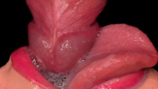 CLOSE UP BEST Milking MOUTH Made You CUM Through The FUNNEL! CUM FEEDIN.-8