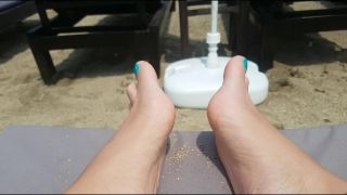 online video 36 Goddess Natalie - Addicted to my summer soles on pov pregnant fetish porn-2