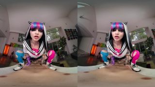 Dangaropa: Ibuki Mioda A XXX Parody - Lola Fae Oculus Rift - [Virtual Reality]-6