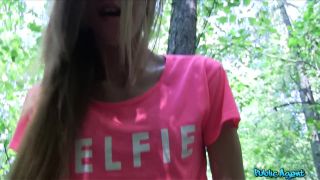 Long Haired Babe Fucked Outside teen -6