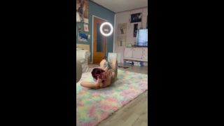 Kristal Skye - Crazy hot german naked home Workout session-7