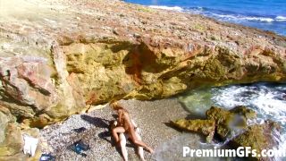 eous blonde beauty crazy lynn pussy fucked by the beach.-7