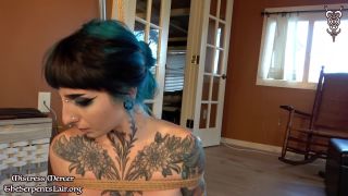 online xxx video 22 snail crush fetish ManyVids - MistressMercer - Tied up Goth Egirl Slut Rope Suspension, rope bunny on fetish porn-6