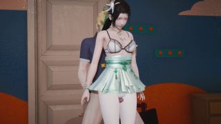 3DAnimeTime - 3D cute cosplay slut have her first time threesome sex and squirting a lot-2