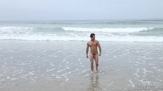 Brock Cooper Beach Solo Gay!-0