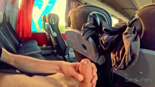GentlyPervPUBLIC BUS ADVENTURE - I show my hard cock to a sexy cutie lady   she can't resist-2