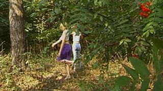 Lesbian sex in the forest hairy Jose-1