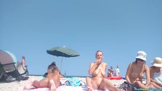 Nudist chicks on a windy day-1