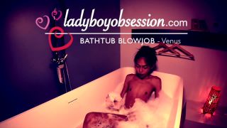 xxx video clip 20 brunette facial blowjob LadyboyObsession Venus 2 Skinny Bathtub Blowjob 06.06.2020, 1080p on blowjob porn-9