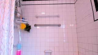 New full length video alert glass toy in the bathtub shaving my legs scrubbing my feet-5