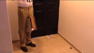 Fetish LUCKY DELIVERY GUY WATCHES ME TRY ON MY NEW LINGERIE AND THEN I LET HIM FUCK ME-1