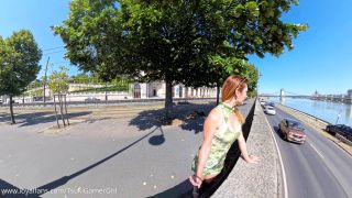 adult video 4 TsukiGamerGirl – Cumwalk on the Danube promenade, bug crush fetish on femdom porn -5