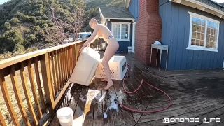 porn clip 42 BondageLife – Crate Cleaning Rachel Greyhound, gay bdsm group on fetish porn -2