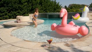 Rebecca's Clips Petite Glamour Hottie Rebecca Volpetti Deep Throats & Fucks Monster Cock-1