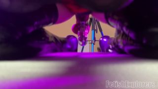 FetishExplorers69 - Locked in Chastity, Dressed in Latex, and Fisted Until He Cums From His As-6