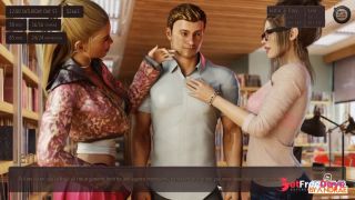 EP20 Library Threesome Sex with Emma and Jen - Living with Temptation American Sunset-7