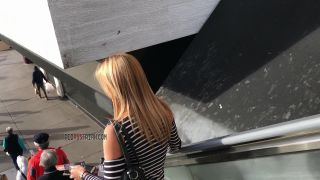 CandidCreeps 694 Latina Fat Booty Ass Culote Escalator Video -5