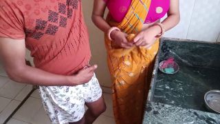 Big Nips Kaamwali Naughty Married Step Daughter Fucked in Kitchen While She Was Washing Dishes-1