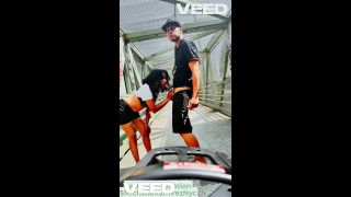 boricualovenyc - PUBLIC BLOWJOB OUTSIDE BRIDGE BIKE TRAIL PATHWAY-1