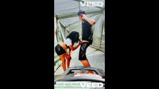 boricualovenyc - PUBLIC BLOWJOB OUTSIDE BRIDGE BIKE TRAIL PATHWAY-3