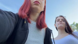 free porn video 20 femdom wife PPFemdom – Two Mistresses Brought You to the Forest to POV Spit and Humiliate You and Then Leave You There, ppfemdom on pov-1