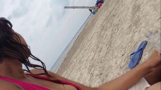 He caught the nipple of his sister on  holidays-6