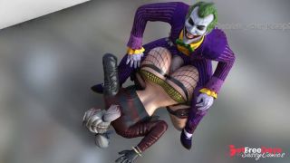 The Joker Fuck Harley Quinn - Massive Cock ANAL - sassyComics-6