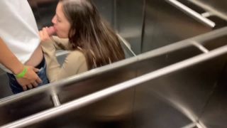 Natasha Bull - Amateur Fucking With A Stranger In The Elevator (Pornstar)-7