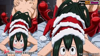 [GetFreeDays.com] my hero academia - Tsuyu Asui christmas hentai Sex Video November 2022-5