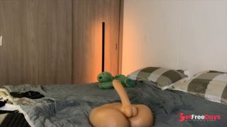university sticker oily his ass while riding a torso while he has lush inside-9