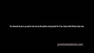 6220 Bukkake - Spanish Model Silvana Swallows 49 Huge Mouthfu...-8