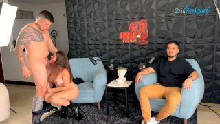 6277 Sara Blonde Sucks Her Partner Dick In Front Of Me-6