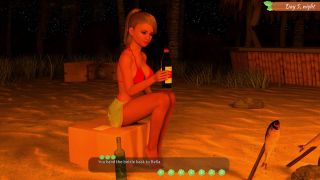 FemboyyGames - Lewd Island #8 - My stepsister gives me a blowjob by the campfire!-1