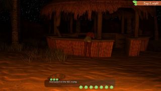 FemboyyGames - Lewd Island #8 - My stepsister gives me a blowjob by the campfire!-5